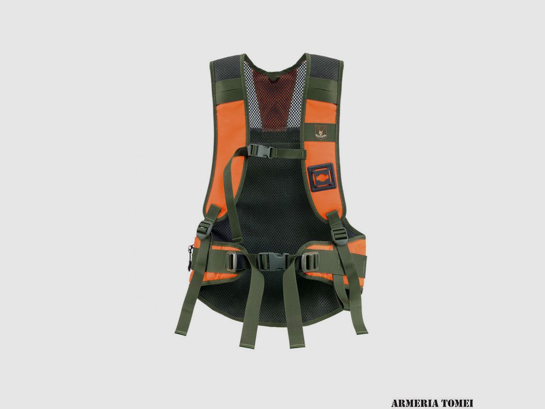 RISERVA – WESTE/RUCKSACK FÜR JAGDFÜHRER IN FLUORESZIERENDEM ORANGE, Bild 1 von 2