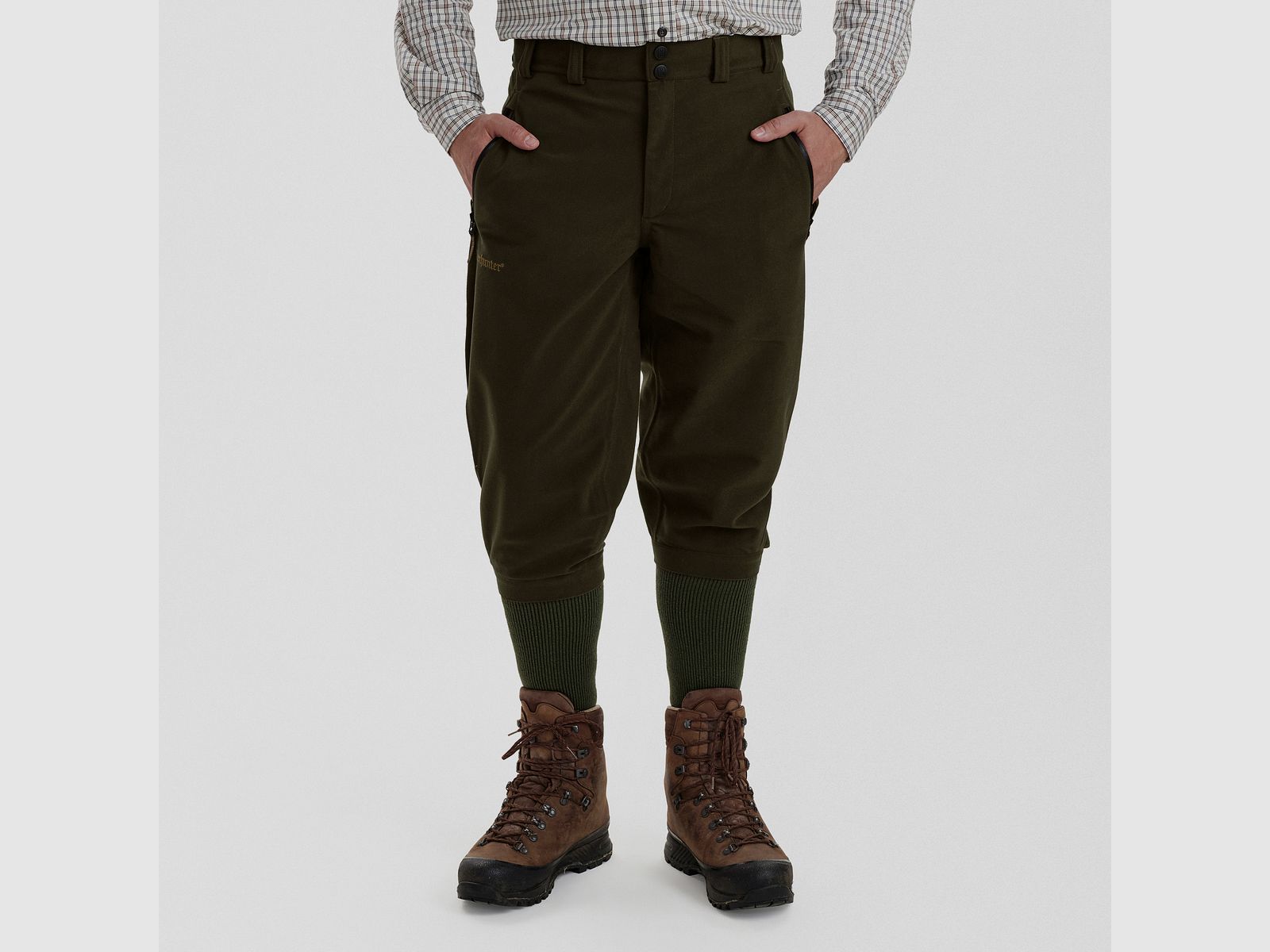 Pro Gamekeeper Knee Breeches - Peat – Men's Clothing Size: 60