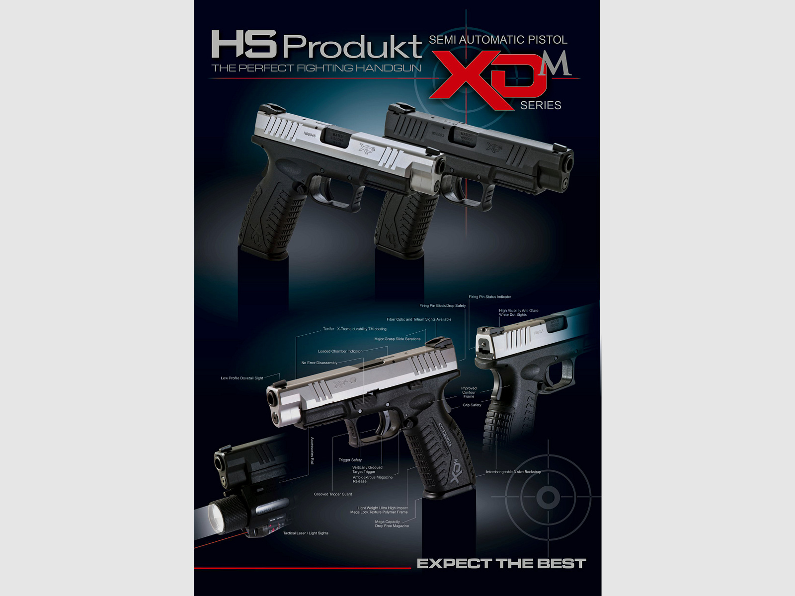 HS Produkt XDM-45ACP 4.5 cal .45ACP