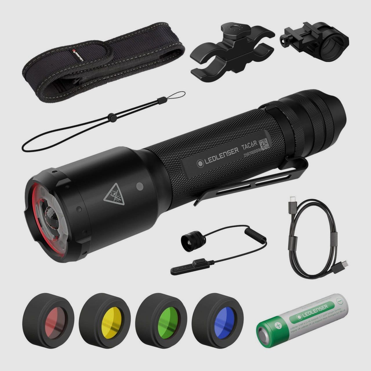 Ledlenser Tactical Outdoor Set TAC6R Flashlight