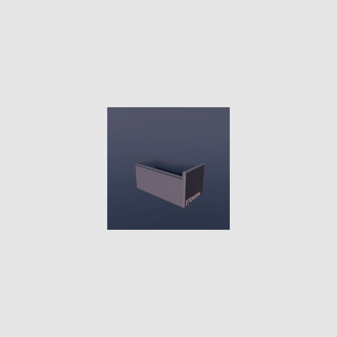Filamelt Munitionsbox / .270 WSM / ‘Schiebedeckel’ / Patronenbox, Ammo Box