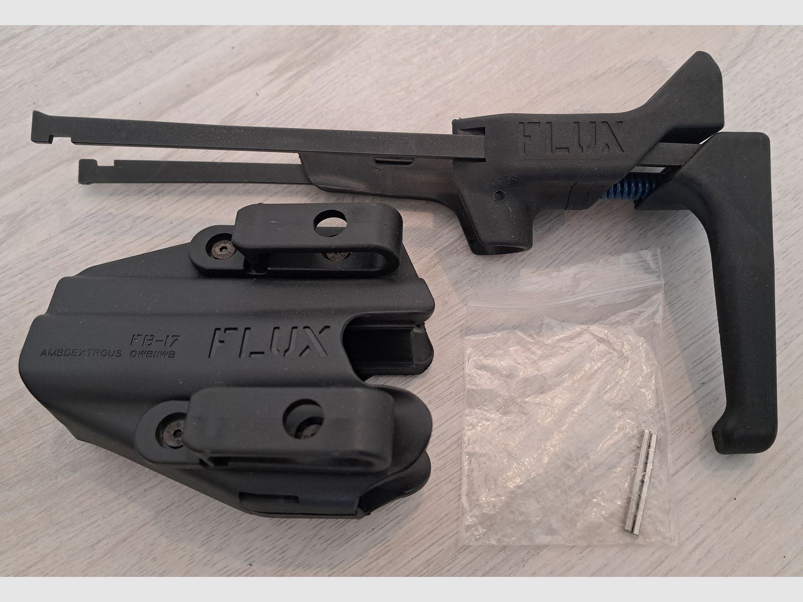 Flux Defense Schaft FB-17 für Glock (Schwarz)