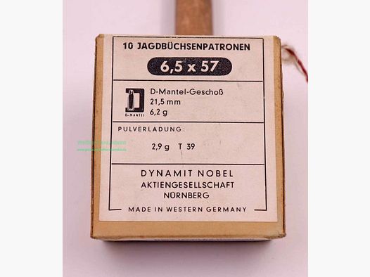 RWS (WZd.Fa.Rottweil) rifle cartridges