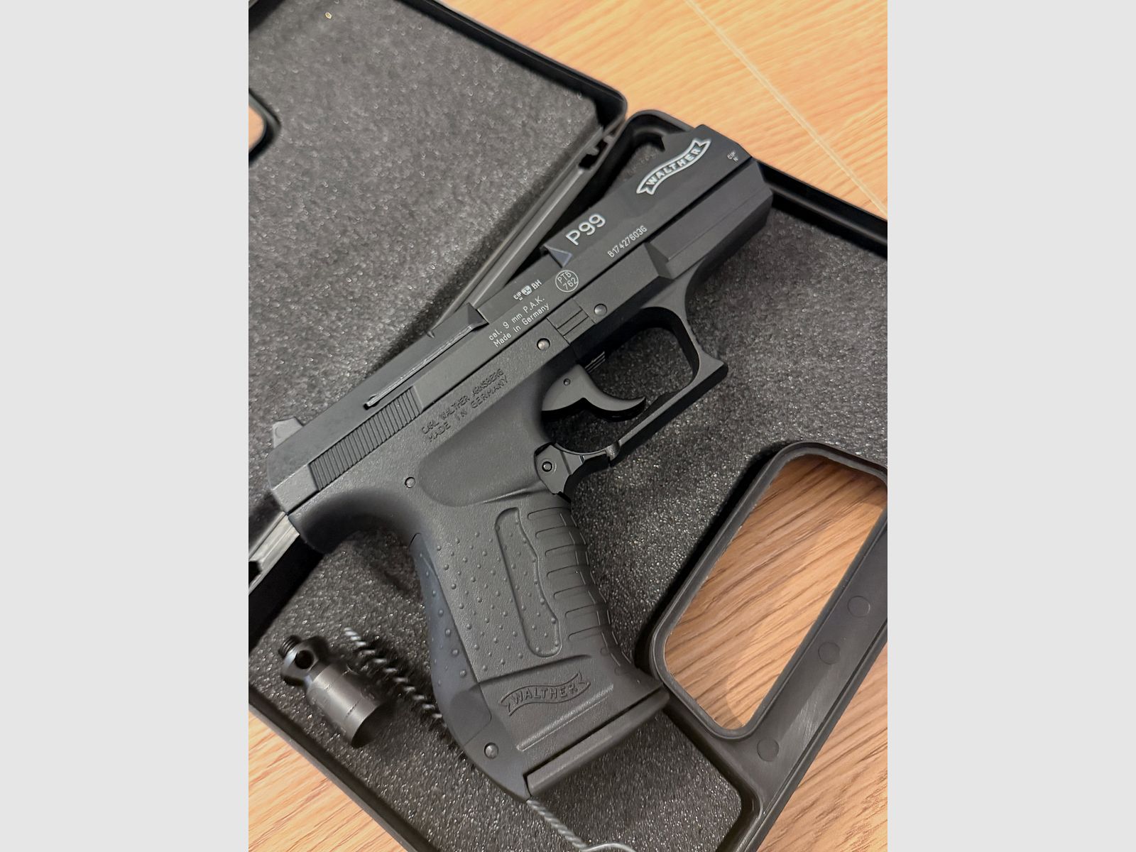 Walther P99 PTB blank-firing pistol – unused, top condition