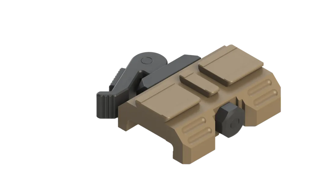 B&T ASM Mount for Aimpoint ACRO 23mm Coyote Tan, image 3 of 4