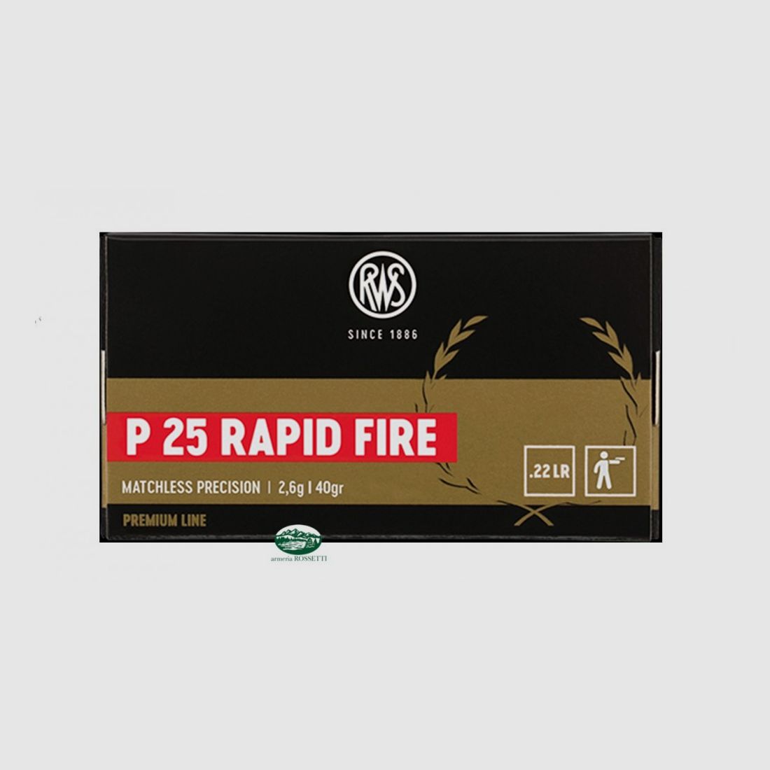 RWS Munition Kal.22 lr P25 Rapid Fire