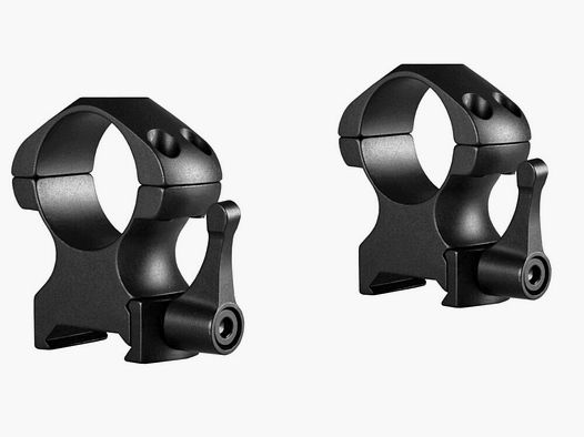 HAWKE Precision Steel Ring Mount, Weaver/Picatinny Schiene, Tubus:30mm High, Stahl