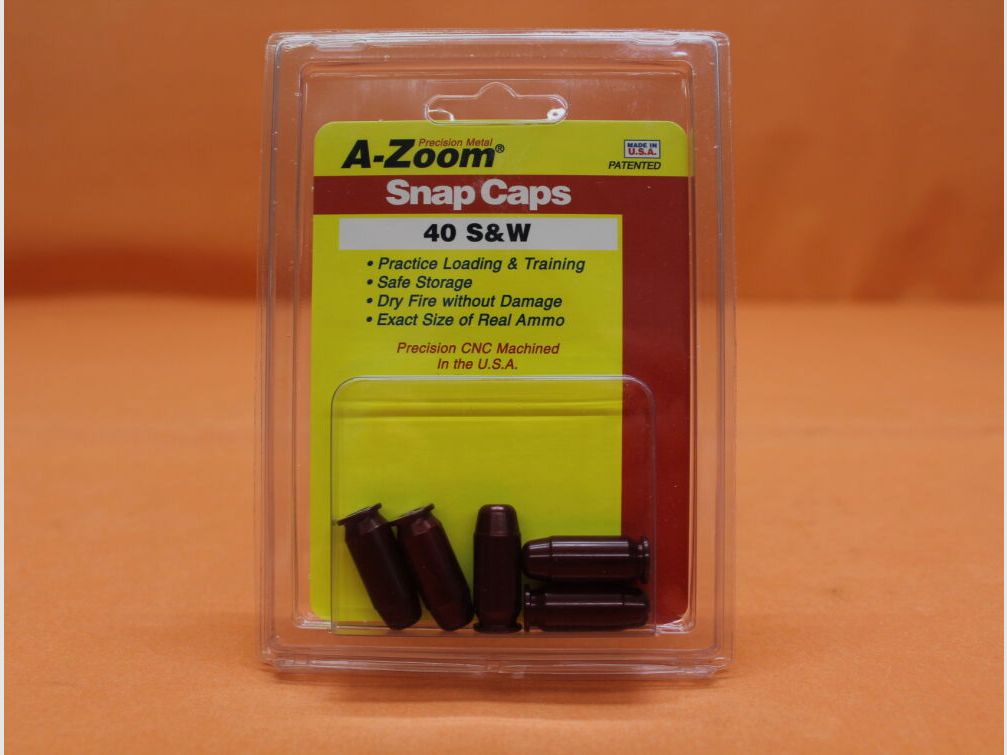 A-Zoom A-Zoom Exerzier-/ Pufferpatrone Alu .40S&W Set mit 5 Stück (15114)