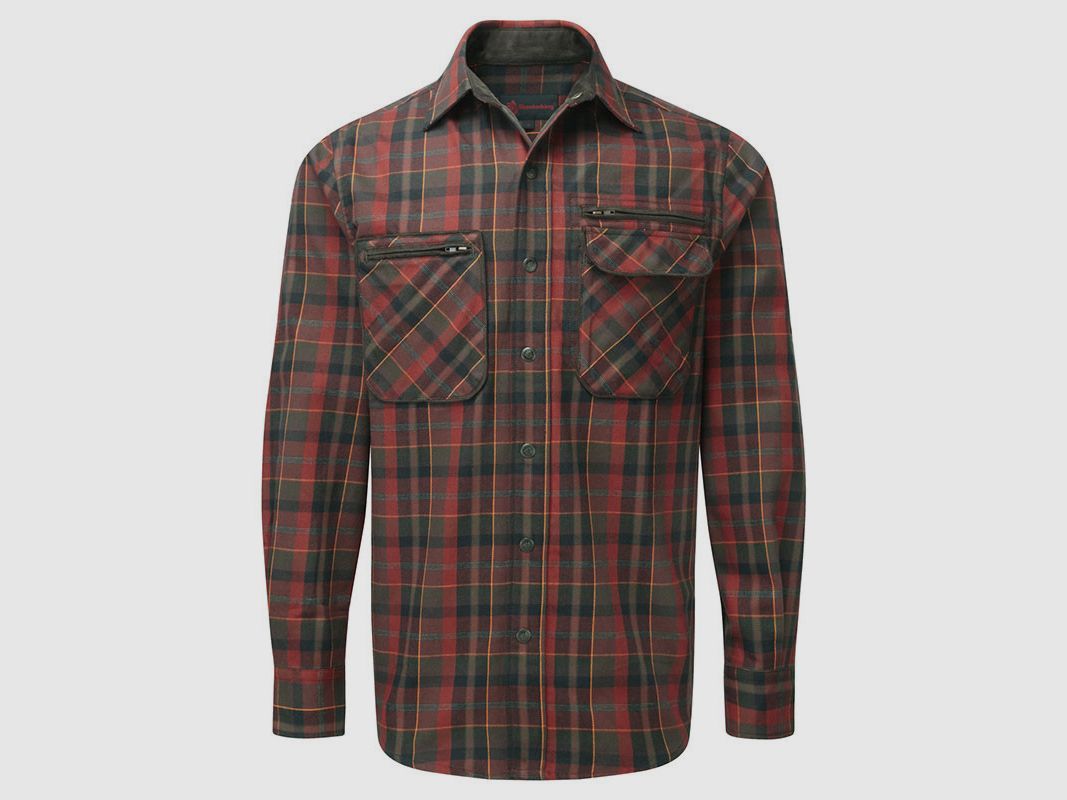 Shooterking Greenland chemise en flanelle rouge pour homme, image 1 sur 3