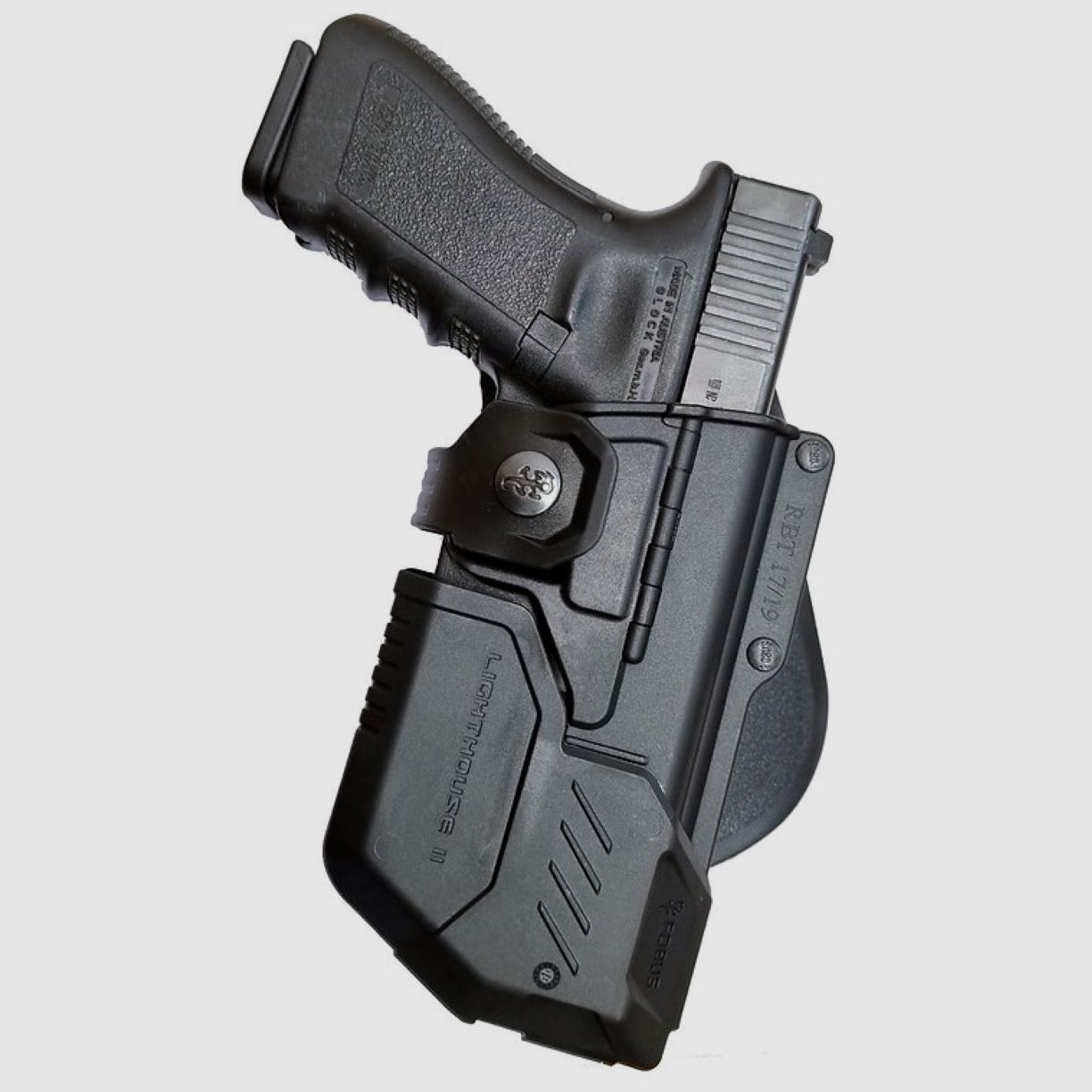Fobus Tactical Holster RBT17G RT Bundle per Glock 17, 22, 31 con regolazione della rotazione