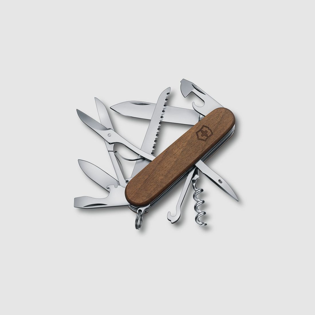Victorinox Huntsman Wood Nussbaumholz 91mm Klappmesser