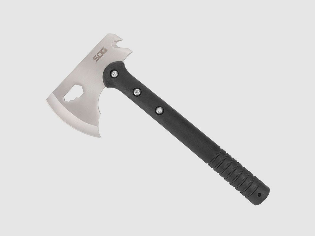 SOG – Kit de camping Pala | Hacha | Cuchillo | Multiherramienta Encendedor de fuego | Ultimate Camping Kit, imagen 3 de 7