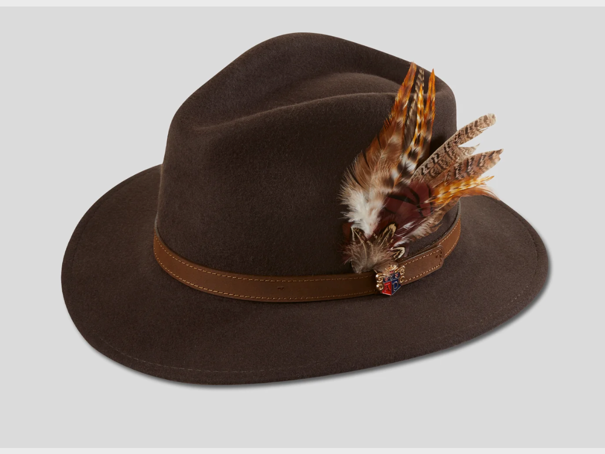 Alan Paine felt hat Richmont brown
