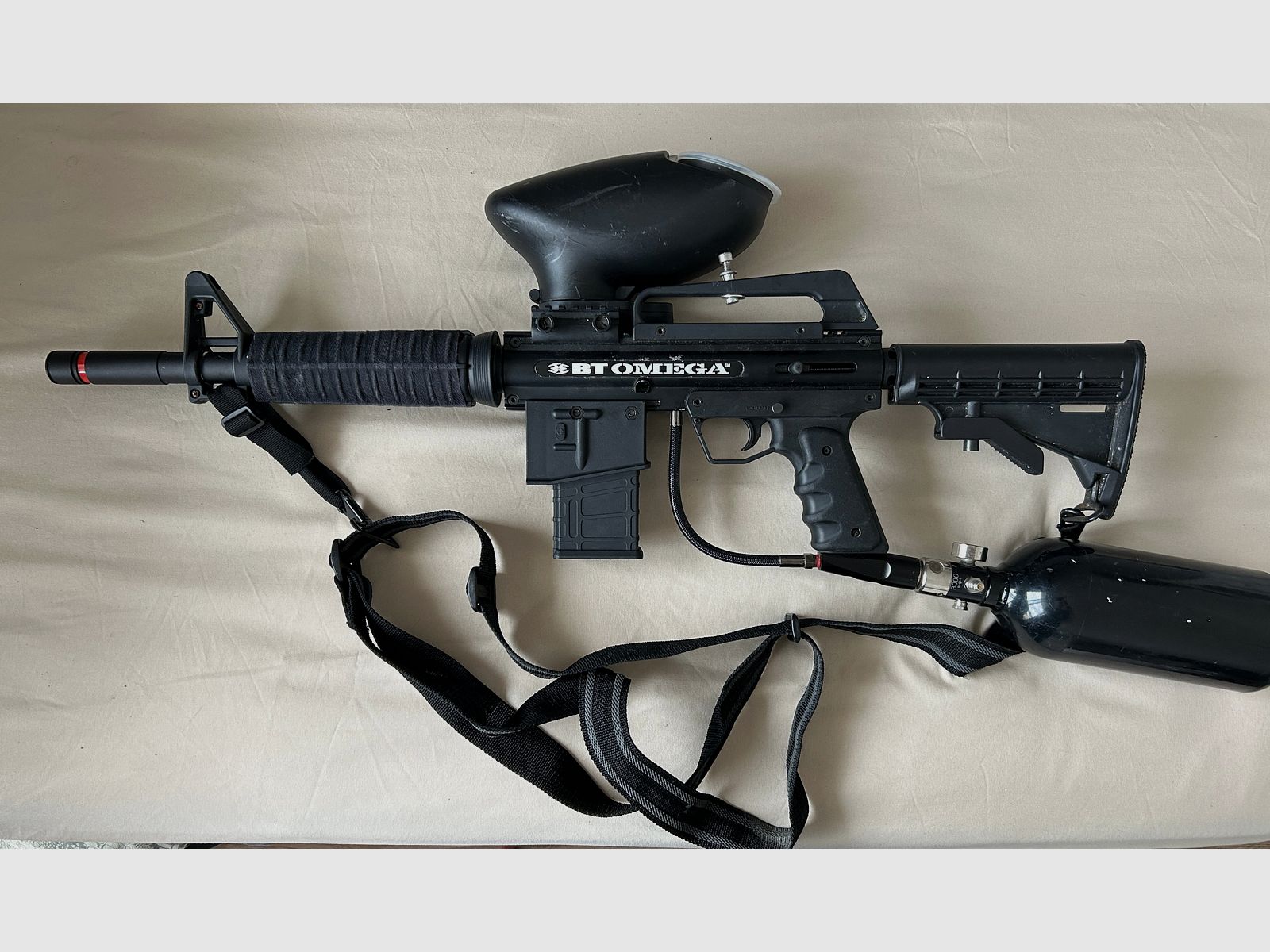 lot paintball bt omega electro + spyder MR1