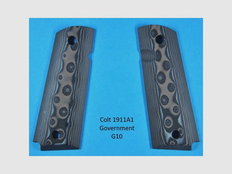 Griffschalen für Colt 1911A1 Government aus G10-Material