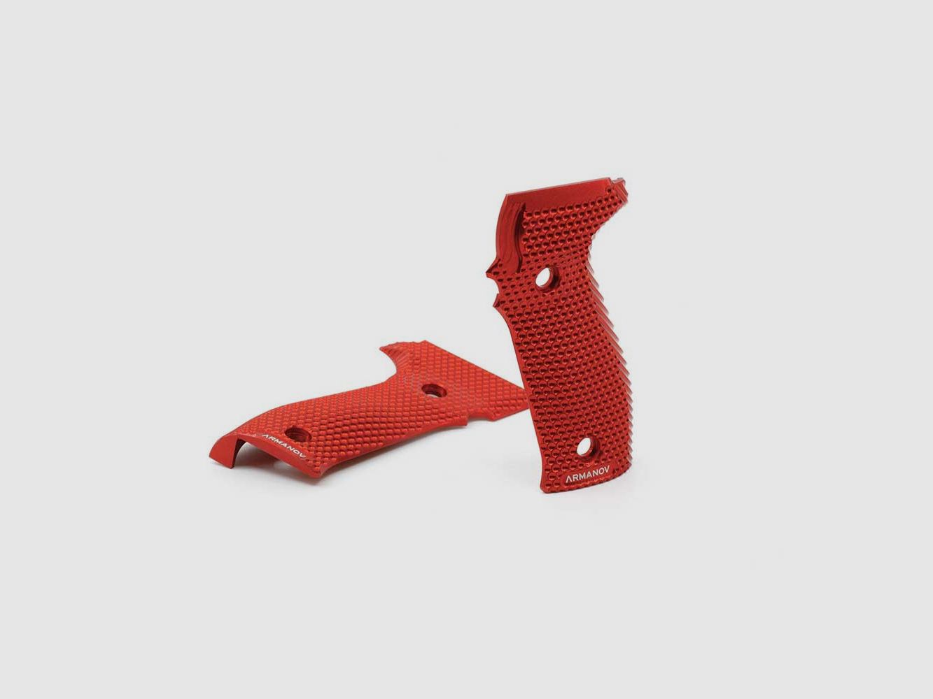 Empuñaduras de pistola Armanov SpidErgo II para Sig Sauer P226 DA, color: plateado, imagen 2 de 3
