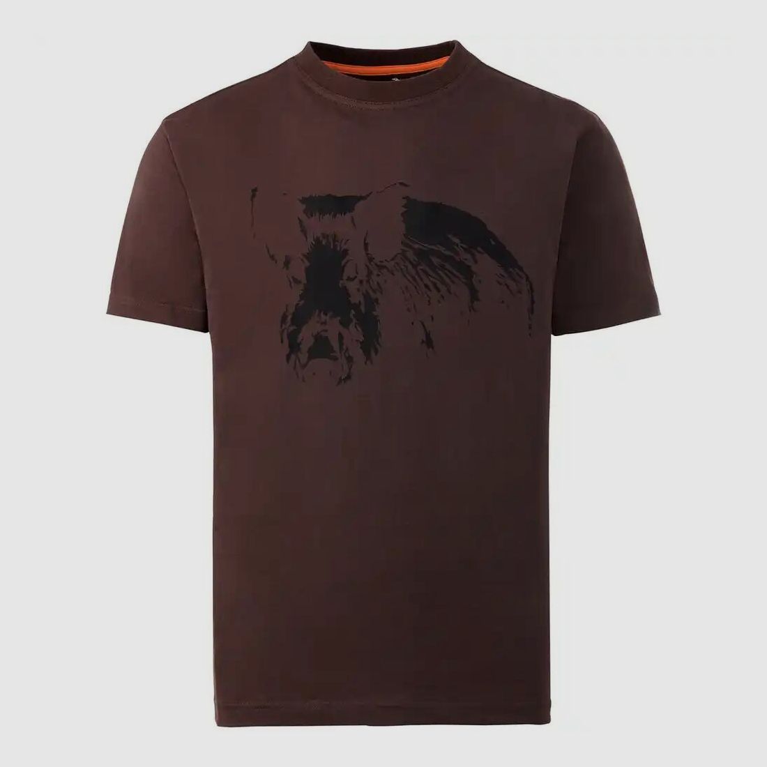 Parforce T-shirt Wildzwijn-print - bruin T-shirt Wildzwijn-print - bruin