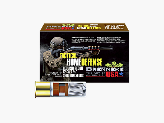 Balles pour fusil de chasse tactiques – Law Enforcement: Tactical Home Defence cal. 12/70, 28,4 g boîte de 5