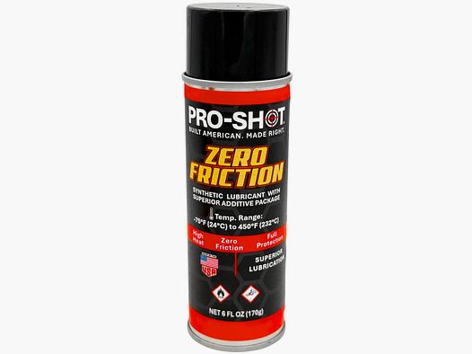 PRO SHOT ZERO FRICTION SPRAY 6 OZ.