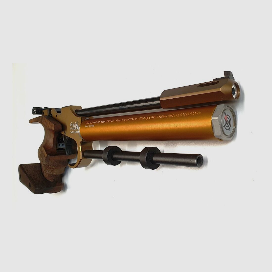 Pistola a presión Anschütz SAM M10 Edición Oro