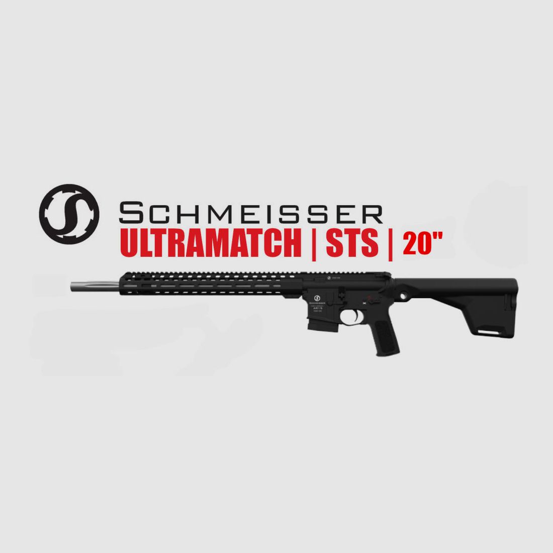 Schmeisser Ultramatch STS 20" AR15 precision weapon immediately available, shipping +20€