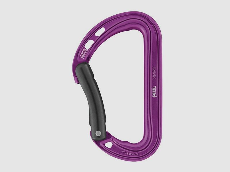 PETZL SPIRIT Kurzhaken lila