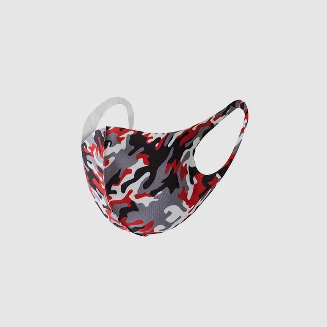 Mund-Nase-Abdeckung / Community Maske -Camouflage Rot- für Sie und Ihn