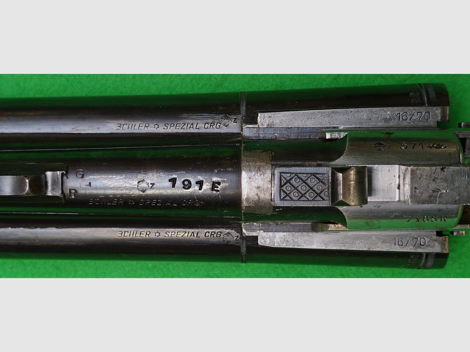 Krieghoff Trumpf – 7x65R / 16/70 mit Einstecklauf .22 Mag