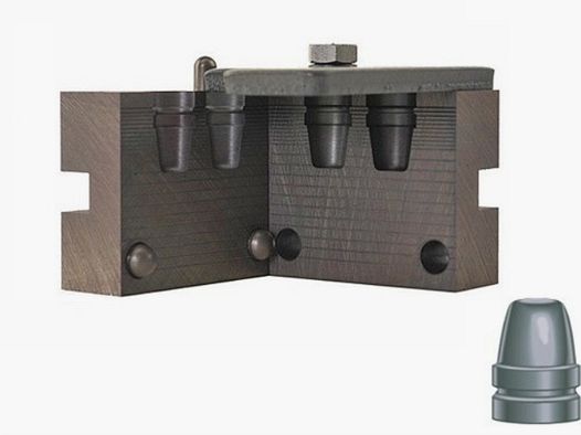 Stampo di fusione doppio RCBS .452 / 11,48 mm 201 gr / 13,0 g 45-201-SWC proiettili semi-wadcutter .452