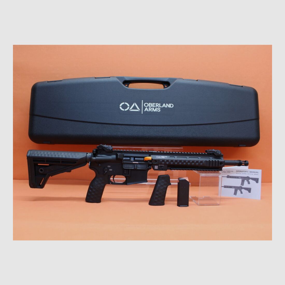 Oberland Arms Ha.Rifle 9mm Luger Oberland Arms OA-15 PR M9 SHORT, System AR-15, 12" barrel/ collapsible stock/ SPORTING WEAPON!