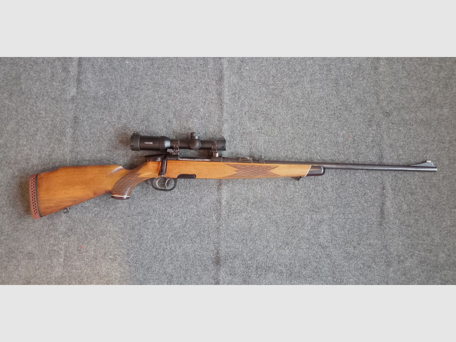 Steyr Mannlicher Model M 7x64 with 1-4X24 CIRCLE DOT reticle