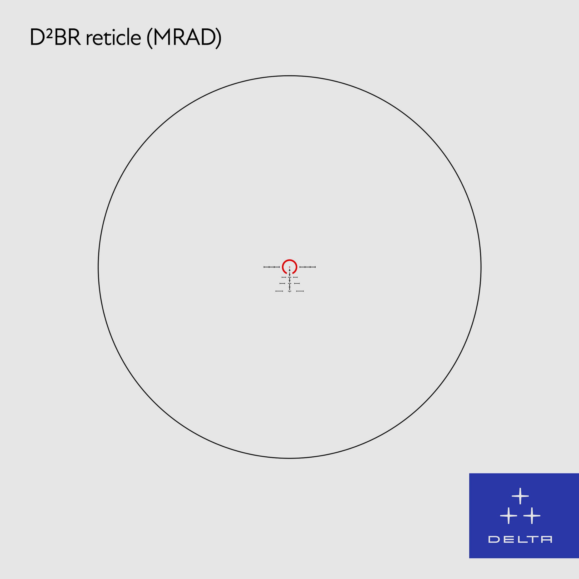 Richtkijker Delta Hornet 1-6×24 DDBR, afbeelding 2 van 4