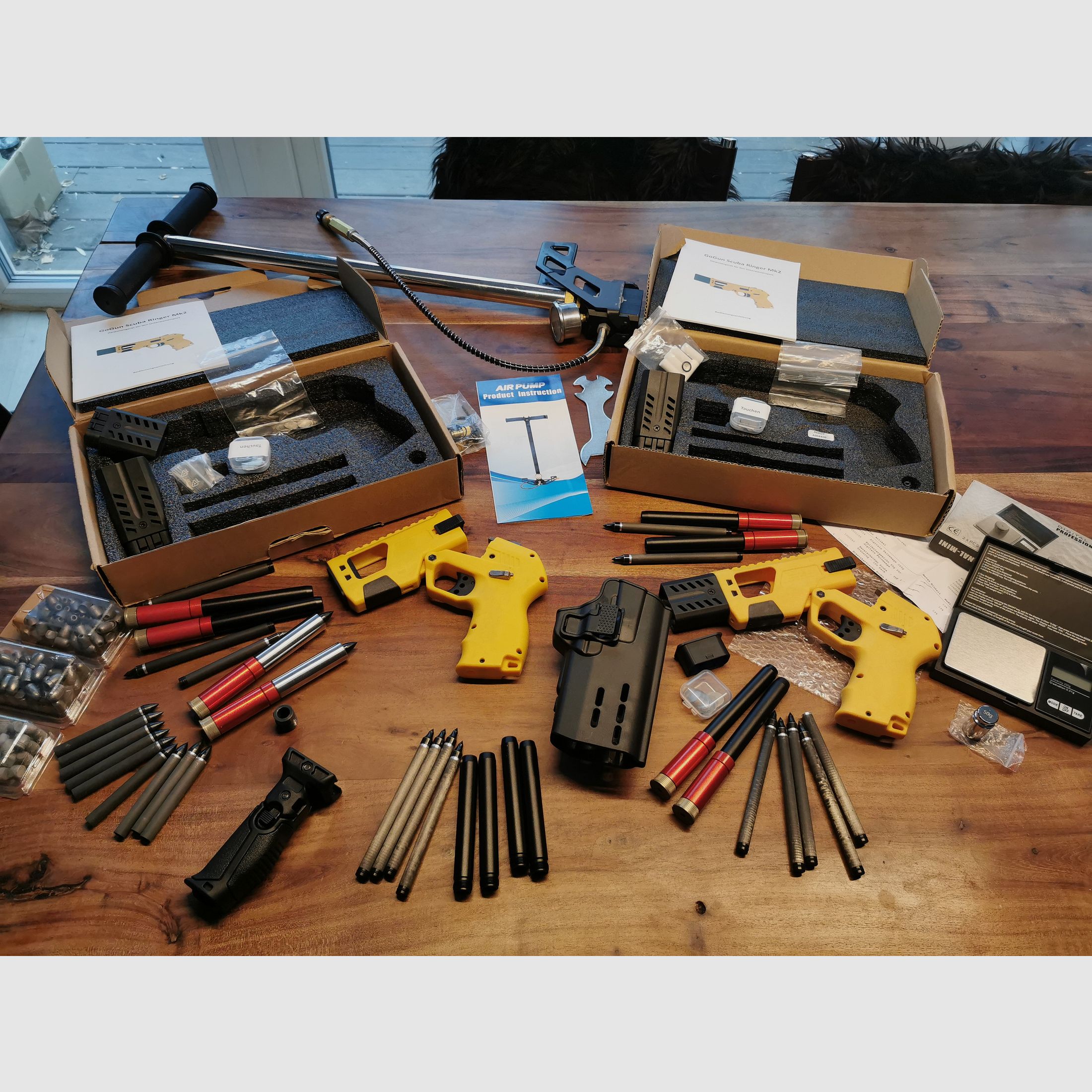 2 x Gogun Scuba Ringer MK II + ZUBEHÖR o. Ende 