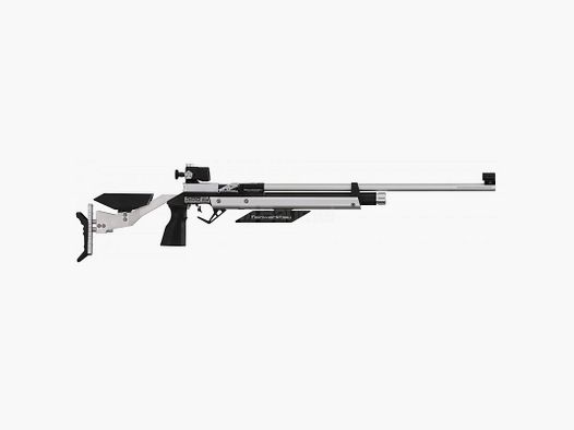 FEINWERKBAU 500 ALU RIFLE BLACK STOCK. AMBIDEXTROUS. ADJUSTABLE STOCK AND CHEEK PIECE