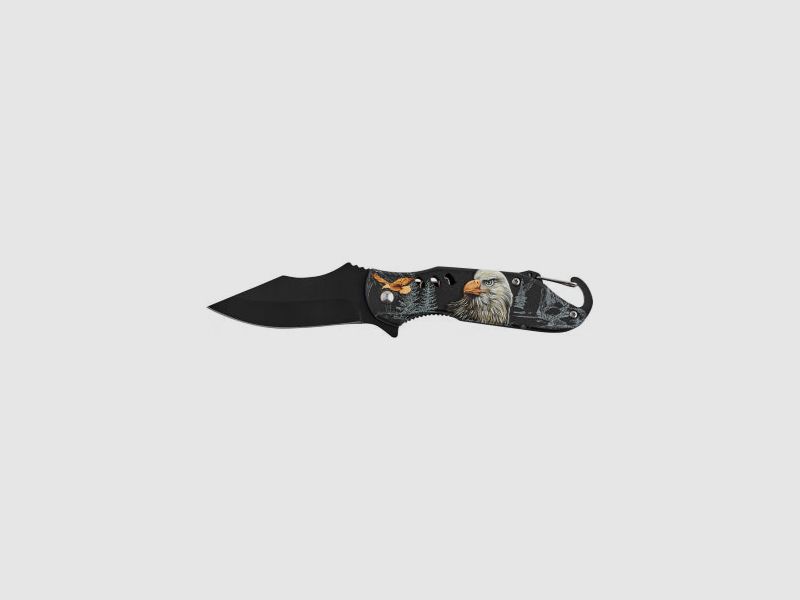 AUSONIA 026384 POCKET KNIFE INOX BLADE ALUMINUM HANDLE EAGLE
