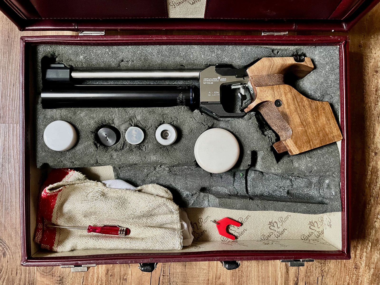 Air pistol Hämmerli 480 compressed air CO2 match pistol