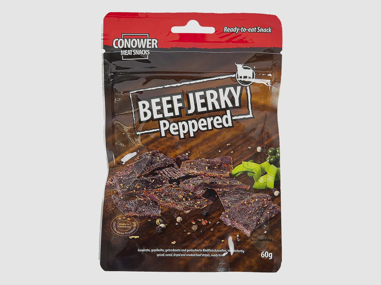 Conower Snacks Jerky Beef Bärlauch-Pfeffer 60 g
