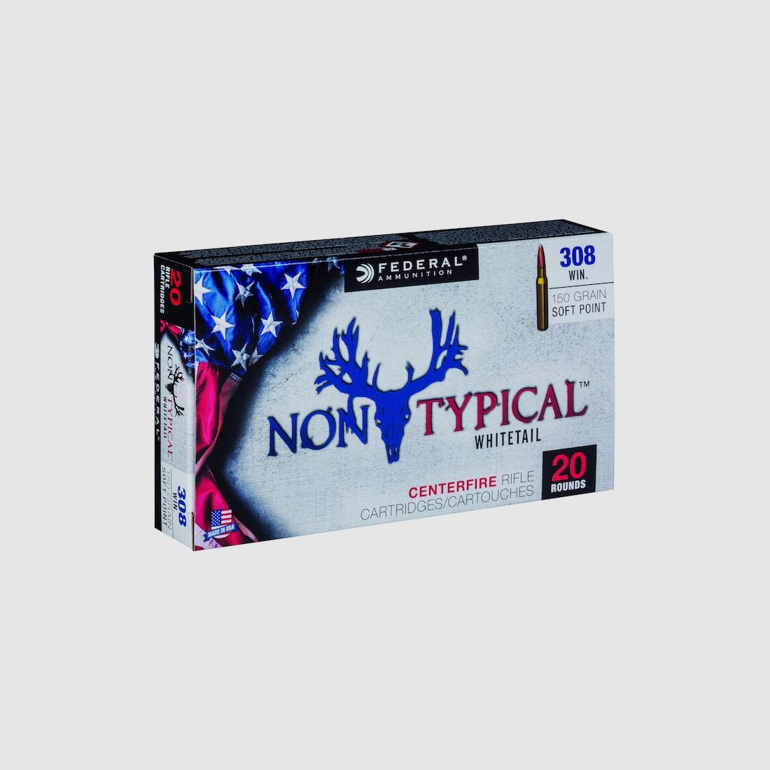 Federal Non-Typical .308 Win. 150GR JSP 20 cartridges