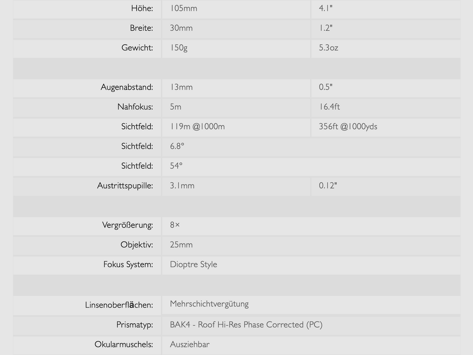 HAWKE 36310 Monokular Endurance 8x25 Grün