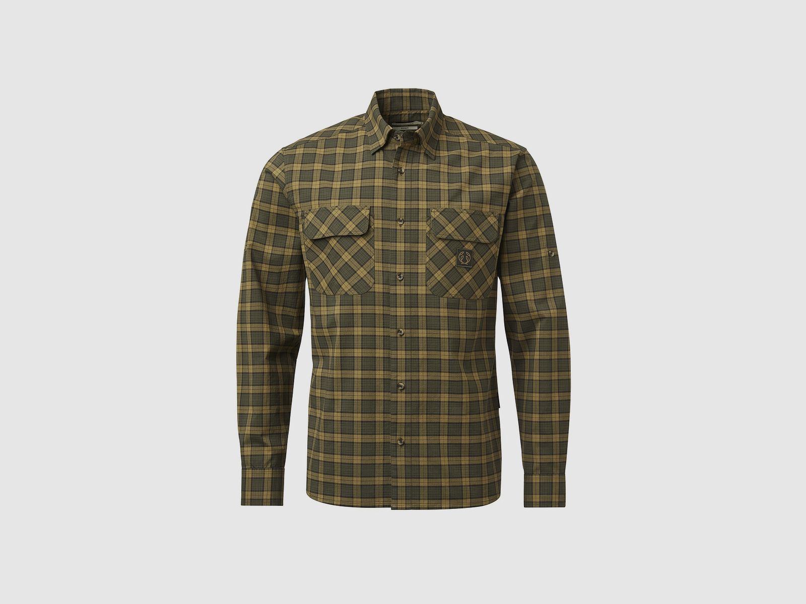 Chevalier Creek Coolmax Jagdhemd Herren, XXL, Moss Checked