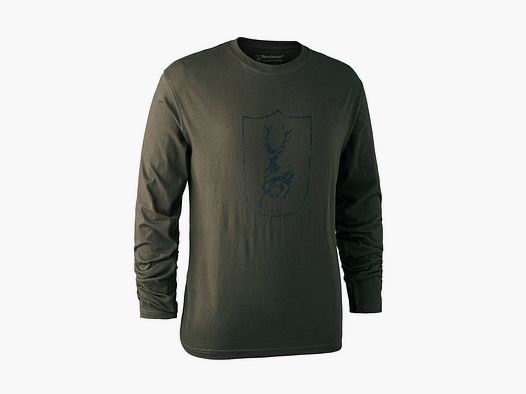 DEERHUNTER Logo T-Shirt mit langen Ärmeln