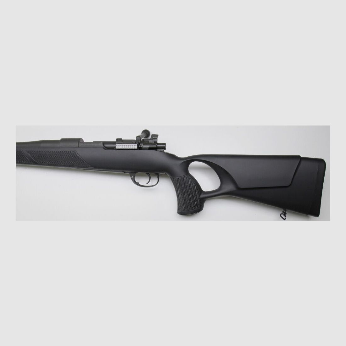 Faude Mod 98 plastic hole stock with Cerakote coating