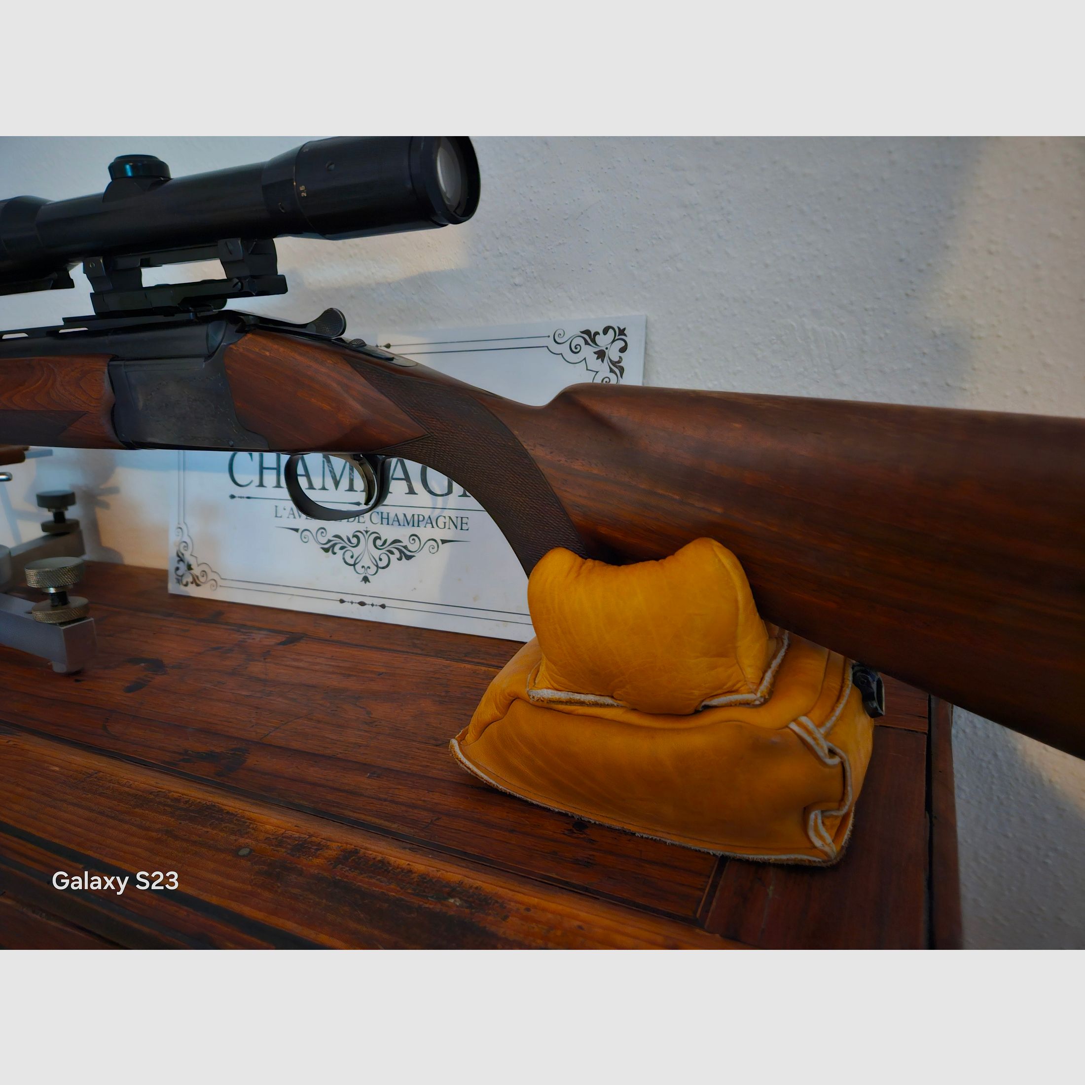 Over-and-under shotgun with interchangeable barrels in 45/70 - also trade for watch!