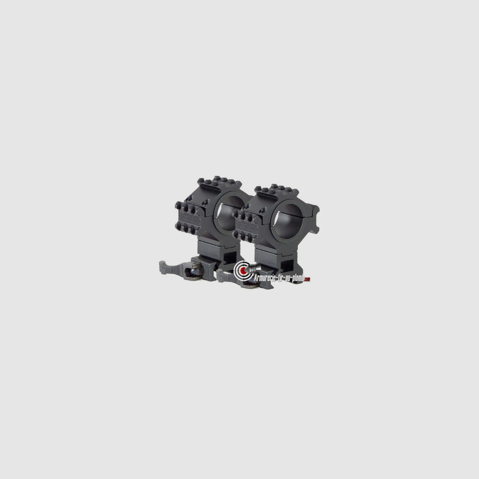 Anelli di montaggio modulari con tre guide - 22 mm