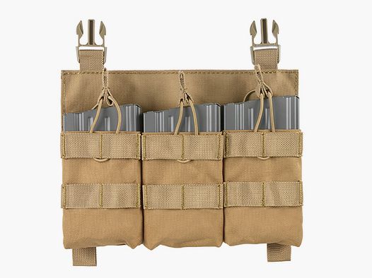 Buckle Up Triple SR25/AR-10/M14/SCAR-H Pouch Panel - CT