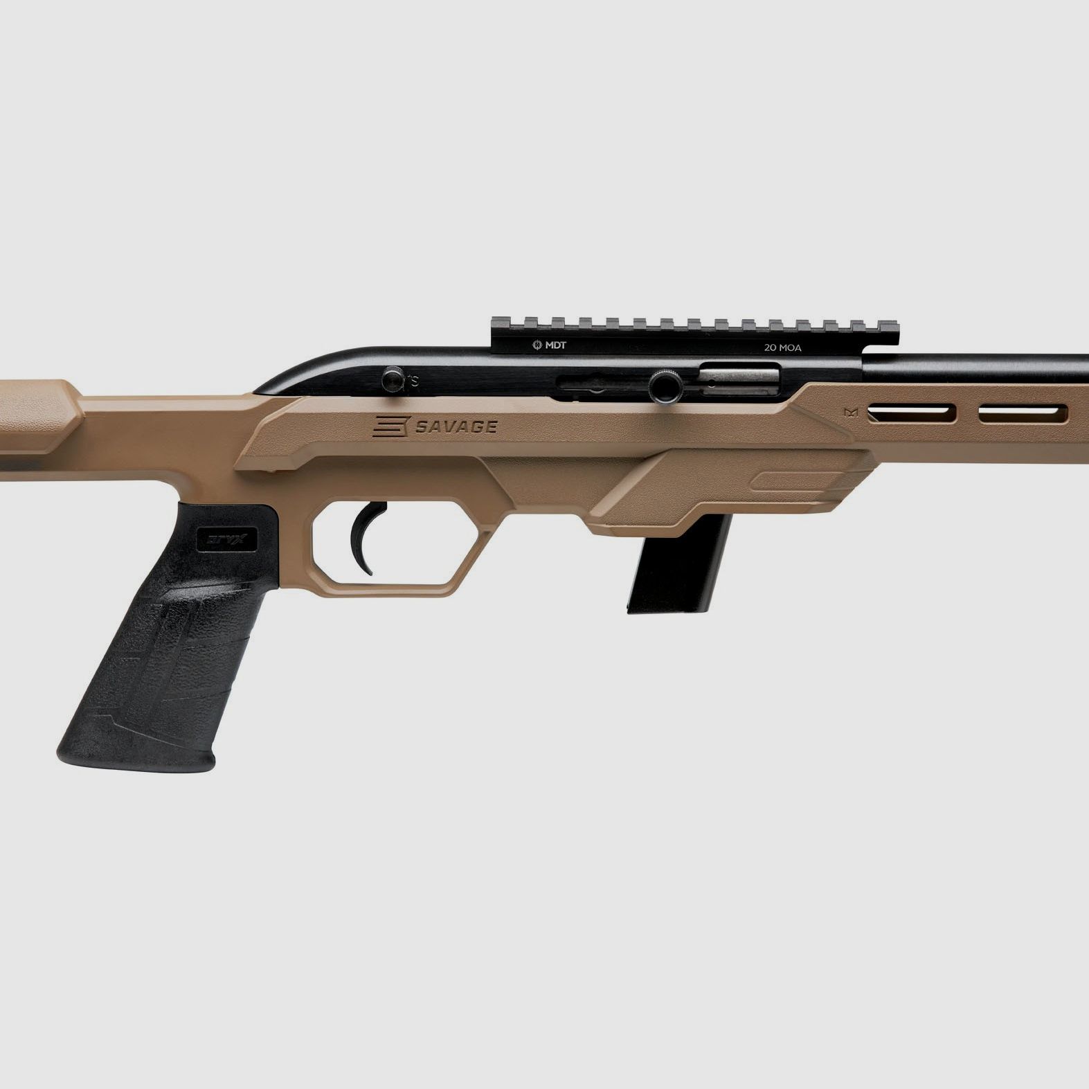 Selbstladebüchse SAVAGE 64 Precision FDE – 22 LR, Bild 4 von 8