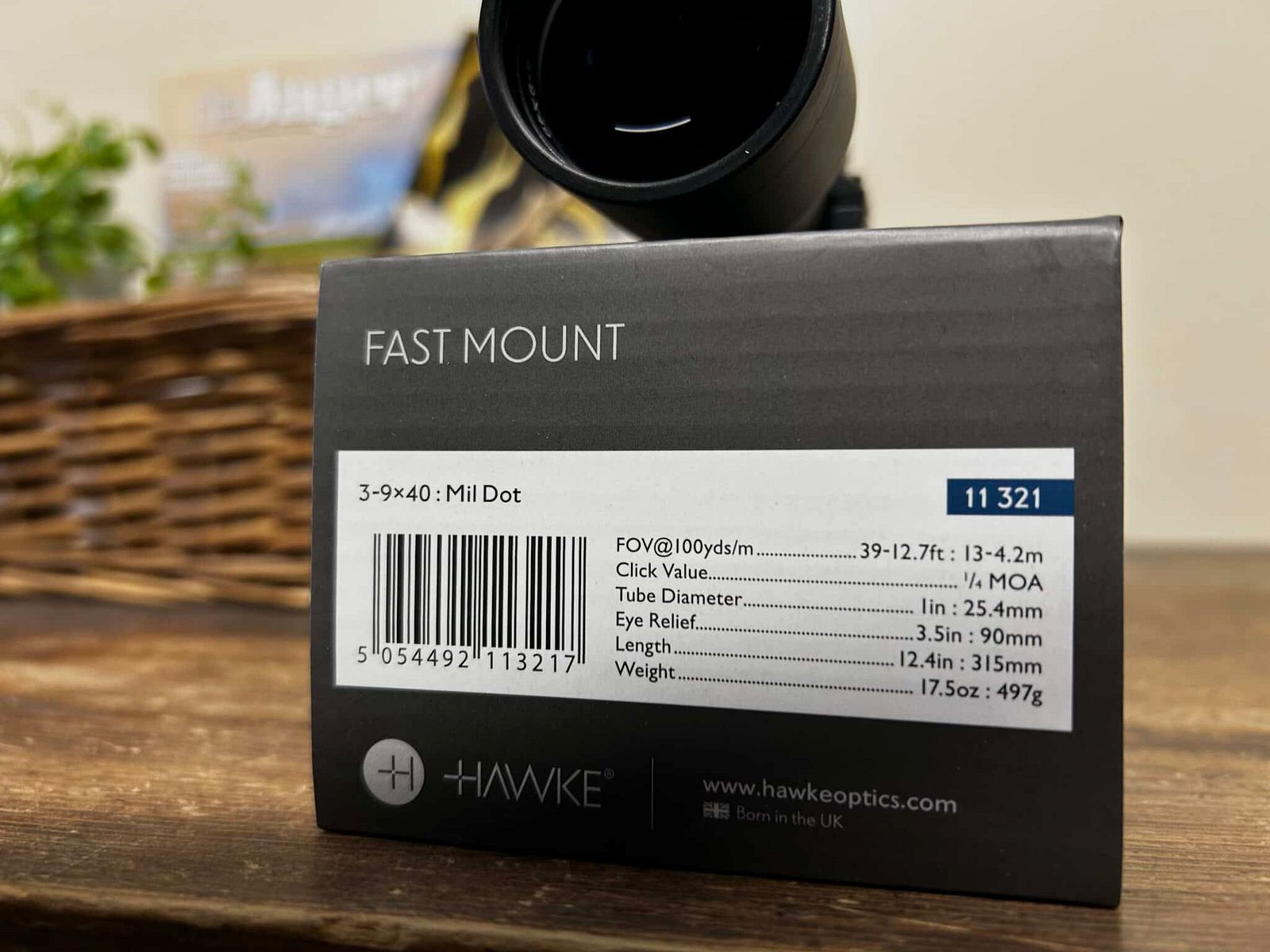 Hawke Fast Mount 3-9X40 Mill Dot, afbeelding 2 van 3