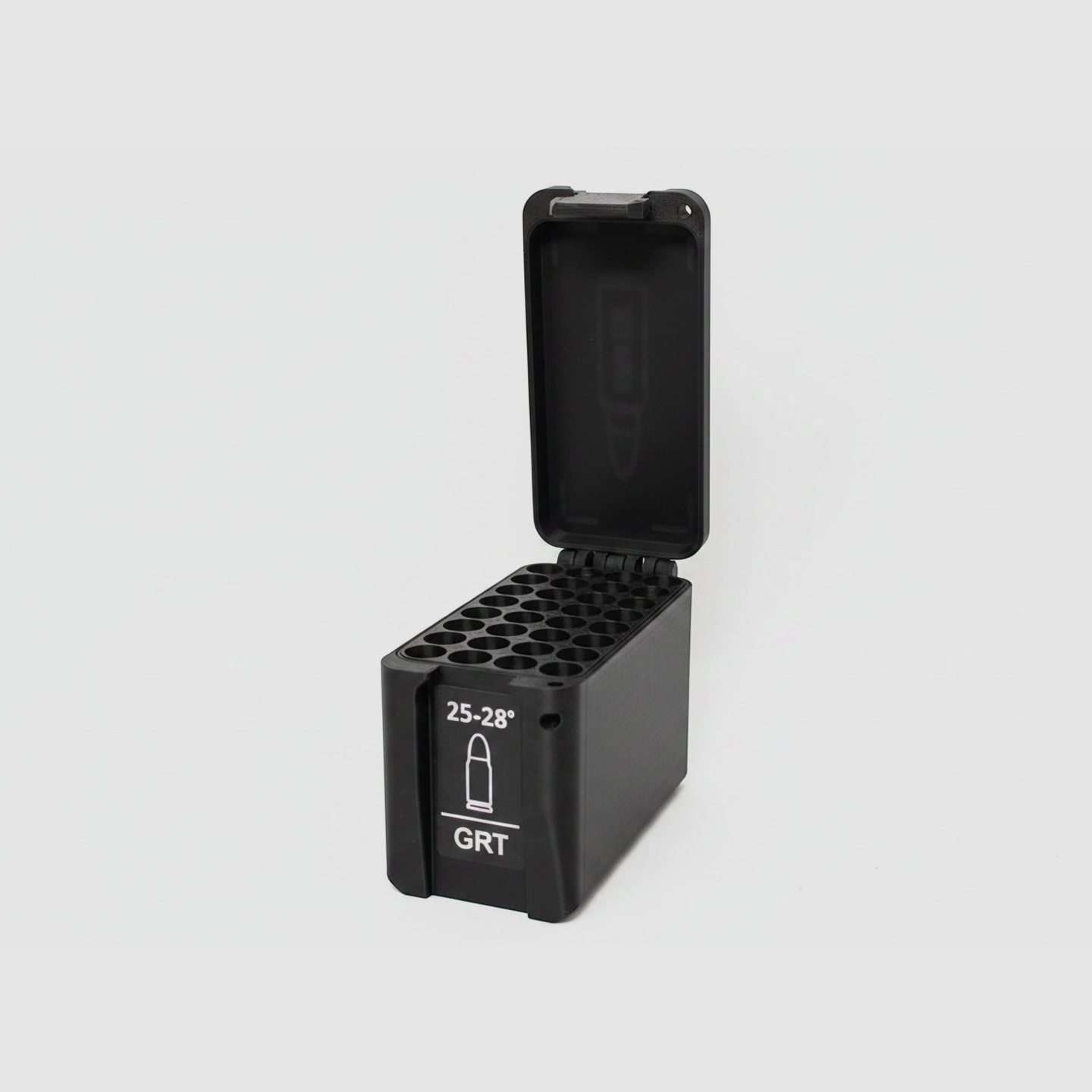 Filamelt Munitionsbox / 338 Lapua Magnum / 'Klapp- / Rastdeckel' / Patronenbox, Ammo Box