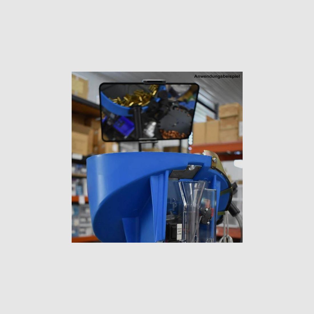 CED mirror for reloading press