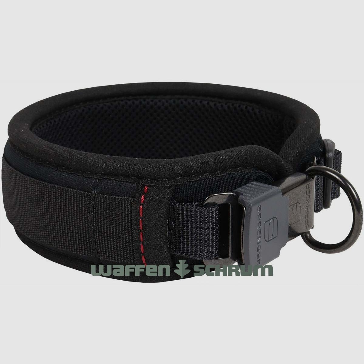 AKAH Neopren Halsung Comfort Plus - Schwarz Kunststoff-Schnellverschluss